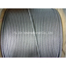 Cuerda de alambre de acero galvanizada, cuerda de alambre de acero